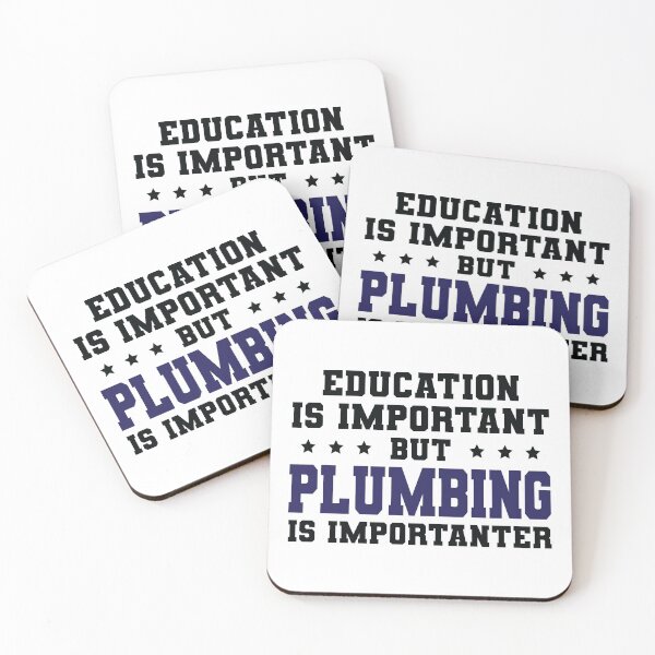 Item preview, Funny Plumbing Is Importanter designed and sold by woodesigner.