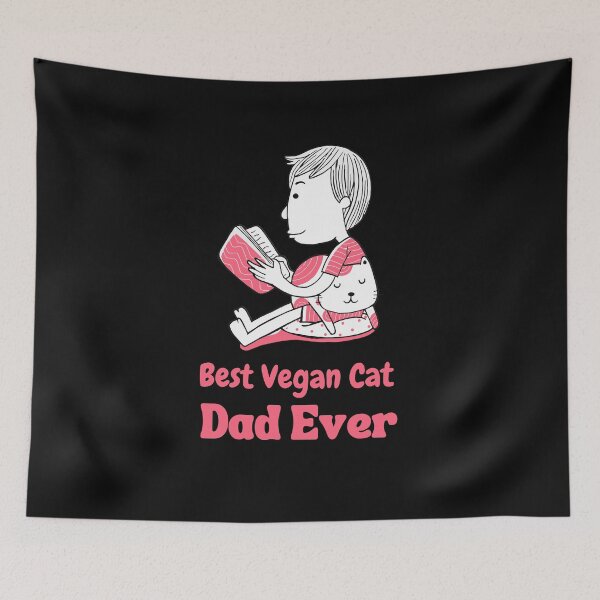 Item preview, Best Vegan Cat Dad Ever designed and sold by laamriya974.