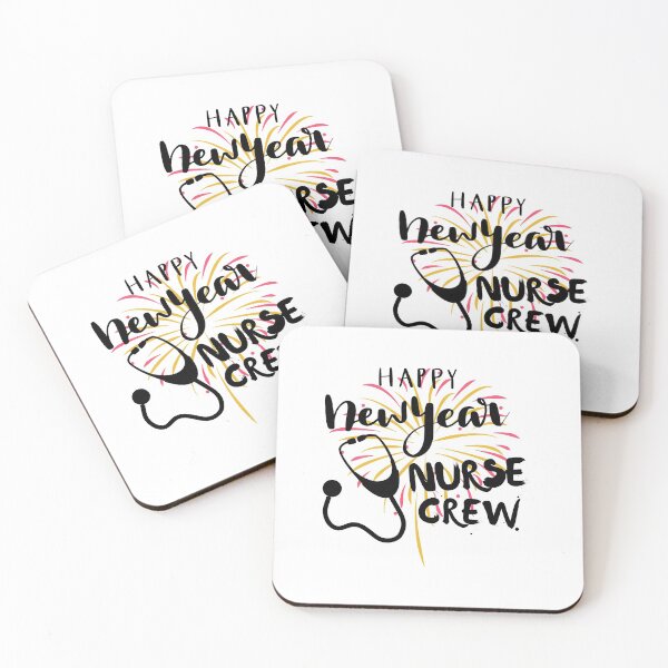 Item preview, Happy New Year Hospital Nurse Crew - New Year Gifts For Nurses and Doctors designed and sold by RmeenaArt.