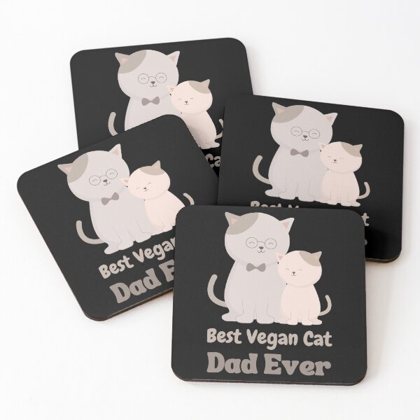 Item preview, Best Vegan Cat Dad Ever designed and sold by laamriya974.