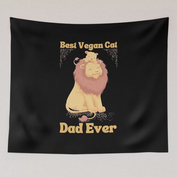 Item preview, Best Vegan Cat Dad Ever designed and sold by laamriya974.
