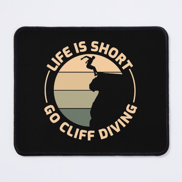 Item preview, Cliff Diving Tombstoning Base Jumping Extreme Sports Funny designed and sold by CuteDesigns1.