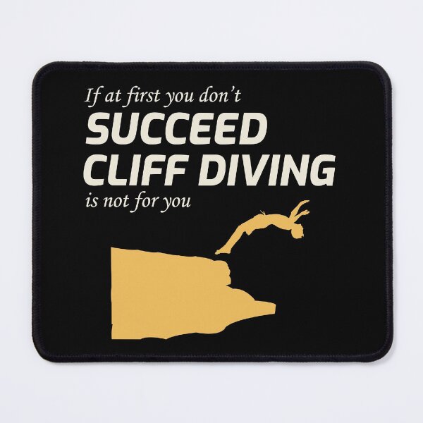 Item preview, Cliff Diving Tombstoning Base Jumping Extreme Sports designed and sold by CuteDesigns1.