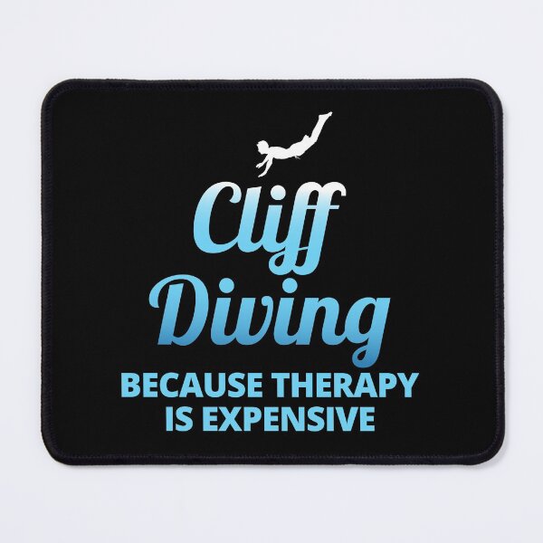 Item preview, Cliff Diving Tombstoning Base Jumping Extreme Sports designed and sold by CuteDesigns1.