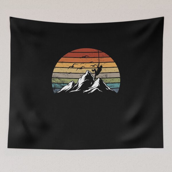 Item preview, Vintage Climbing Mountains- Motivational Design gifts for climbers,Hikers - Hiking Lovers designed and sold by zakibenj.