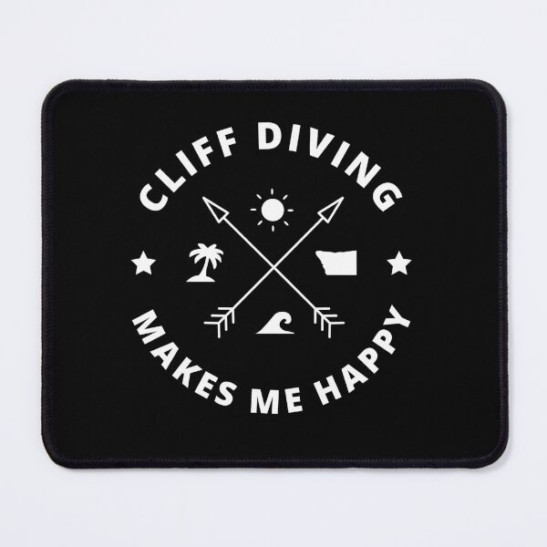 Item preview, Cliff Diving Tombstoning Base Jumping Extreme Sports Funny designed and sold by CuteDesigns1.