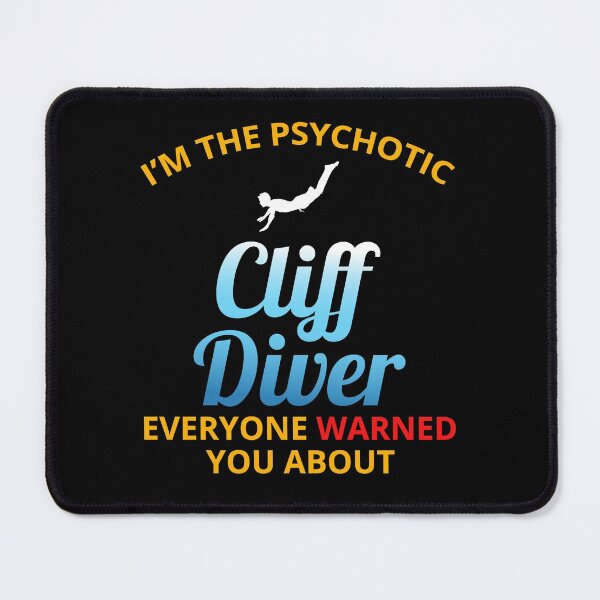 Item preview, Cliff Diving Tombstoning Base Jumping Extreme Sports Funny designed and sold by CuteDesigns1.