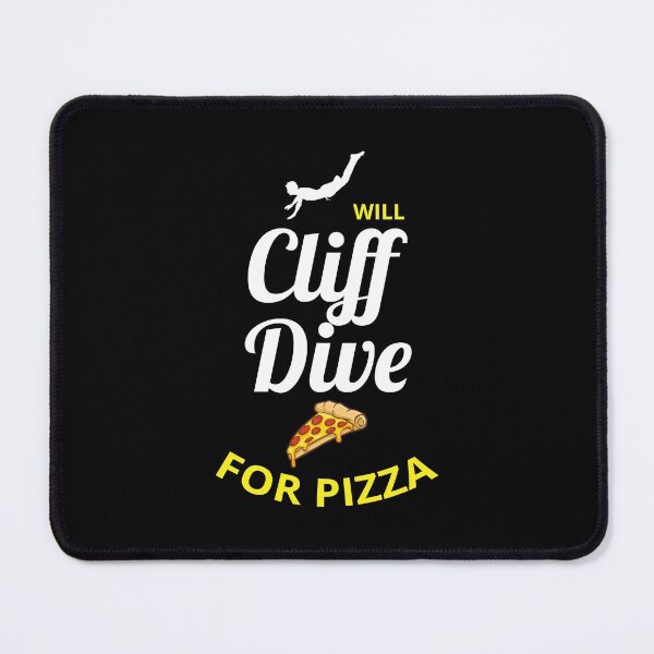 Item preview, Cliff Diving Diver Base Jumping Pizza Lover Funny designed and sold by CuteDesigns1.