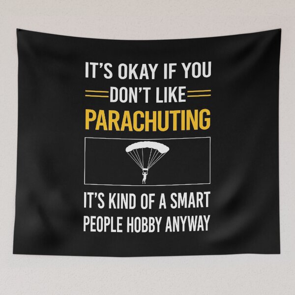 Item preview, Funny Smart People Parachuting Parachute Parachutist designed and sold by RandalDavis.