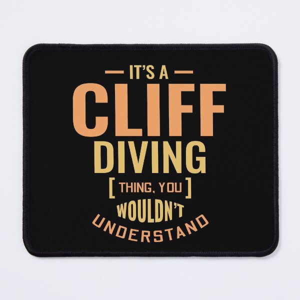 Item preview, Cliff Diving Tombstoning Base Jumping Extreme Sports Funny Sayings designed and sold by CuteDesigns1.
