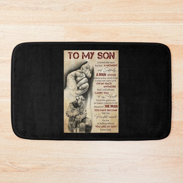 Item preview, To My Son I Closed My Eyes For But A Moment And Suddenly A Man Stood - Dad And Son Firefighter designed and sold by douglasNVD.