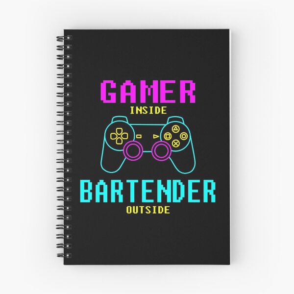 Item preview, Gamer Inside Bartender Outside designed and sold by Nicat Noirceur.