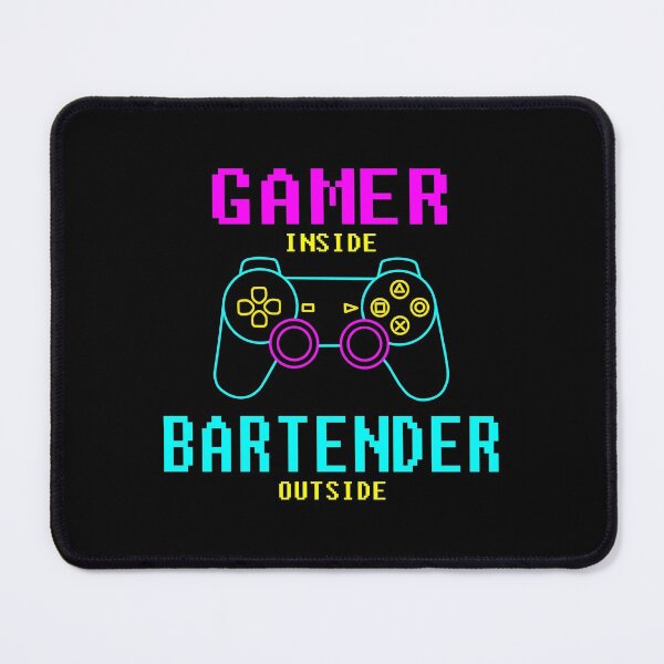 Item preview, Gamer Inside Bartender Outside designed and sold by Nicat Noirceur.