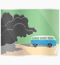 Dharma Van vs Smoke Monster Poster