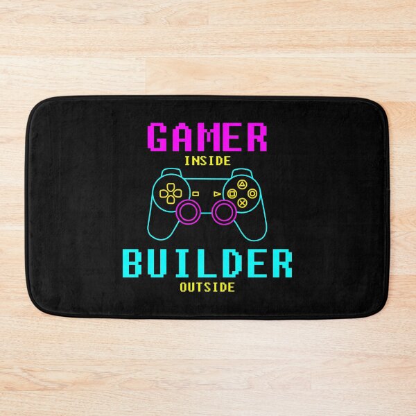 Item preview, Gamer Inside Builder Outside designed and sold by Nicat Noirceur.