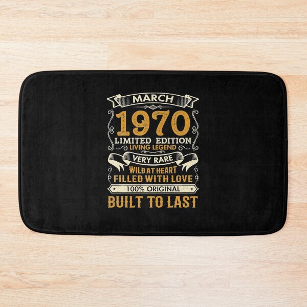 Item preview, March 1970 Shirt 51 Years Old 51st Birthday Gifts  designed and sold by MichaelWolcott.