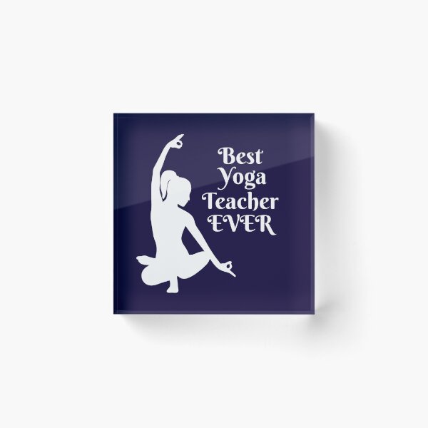 Item preview, Best Yoga Teacher Ever designed and sold by CatArtStore.