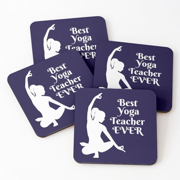 Item preview, Best Yoga Teacher Ever designed and sold by CatArtStore.