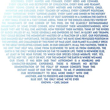 Vorschaubild zum Design Blassblauer Punkt - Carl Sagan | Originaldesign von catofnimes