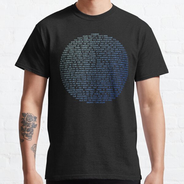 Point bleu pâle - Carl Sagan T-shirt classique