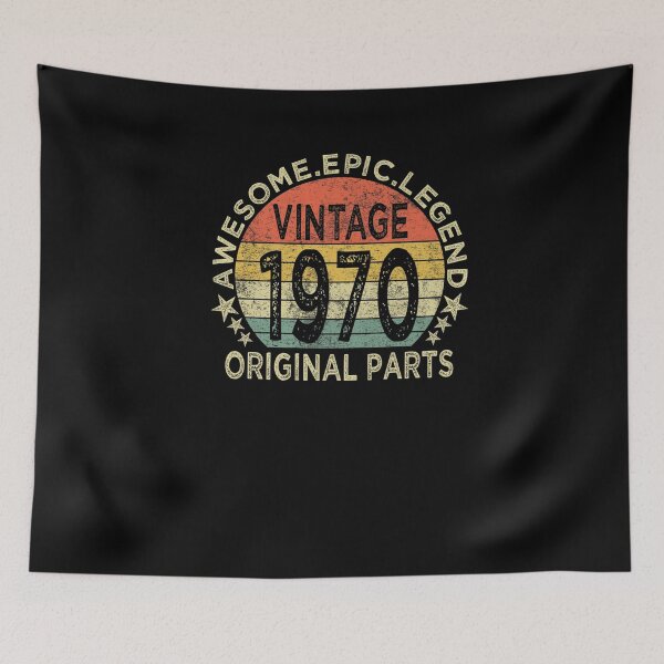 Item preview, Vintage 1970 Original Parts 51 Year Old Gifts 51st Birthday Premium  designed and sold by MichaelWolcott.