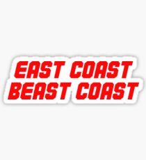 East Coast Beast Coast Graphic Sticker