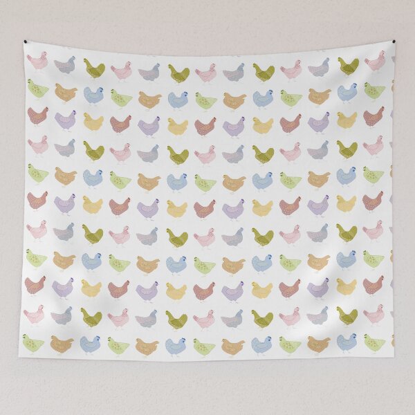 Item preview, Colorful Chickens designed and sold by Kirsike.