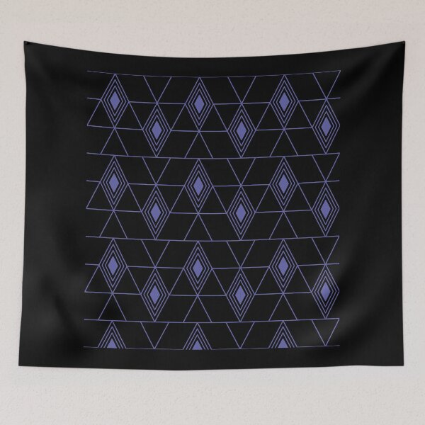 Item preview, Very Peri Dark Abstract  designed and sold by SparrowLag.