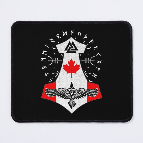Item preview, Viking Canada Flag Viking Thor Runes Canada Vikings designed and sold by Bommer20.