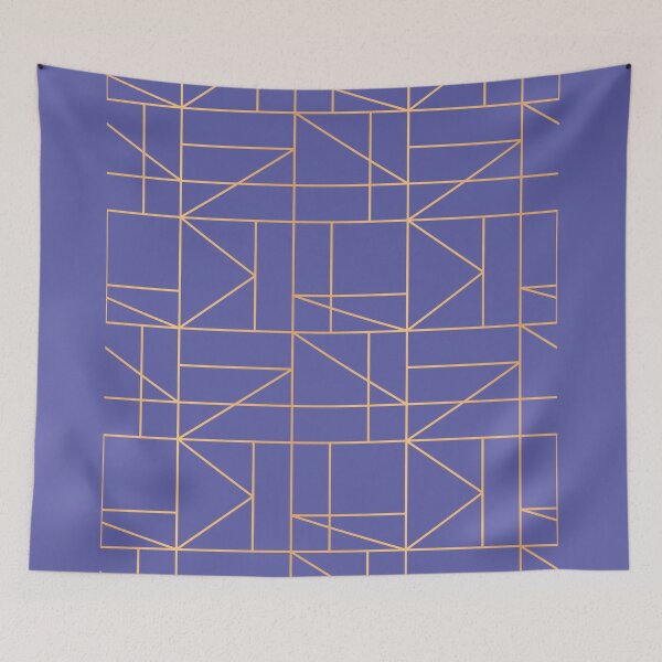Item preview, Very Peri Golden Lines designed and sold by SparrowLag.