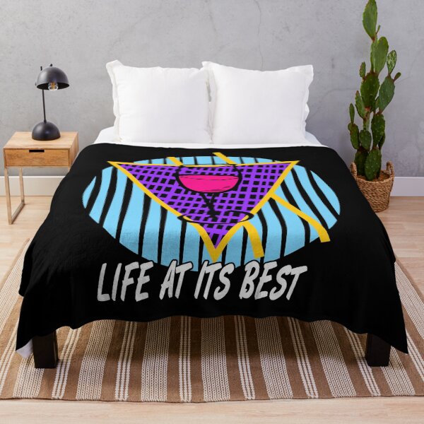 Item preview, Life at its best Vaporwave Aesthetic Red Wine designed and sold by NeXore.