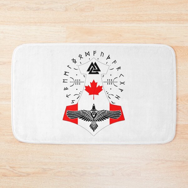 Item preview, Viking Canada Flag Vikings Thor Runes Canada Vikings designed and sold by Bommer20.
