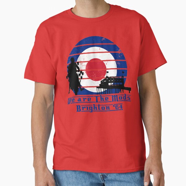 Item preview, We Are the Mods Brighton '64 Scooter RAF Roundel designed and sold by Surfer Dave Designs.