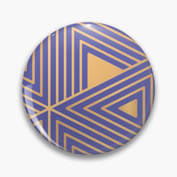 Item preview, Very Peri Golden Shapes designed and sold by SparrowLag.