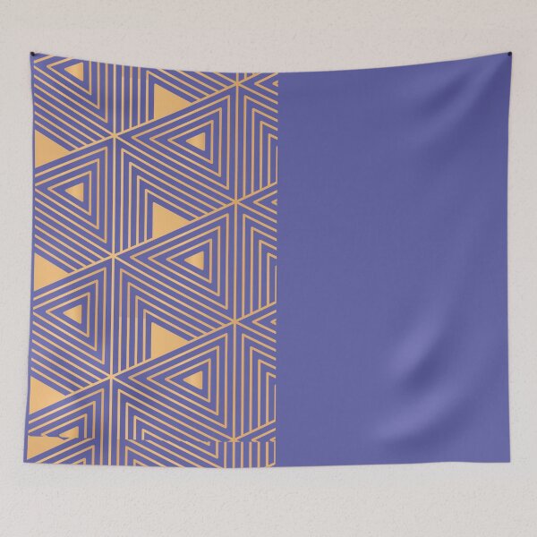 Item preview, Very Peri Golden Shapes designed and sold by SparrowLag.