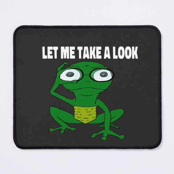 Item preview, Frog taking a look designed and sold by HeavyBurden.
