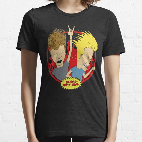 Beavis and Butthead / Flames Graphic / Beavis and Butt-head Essential T-Shirt