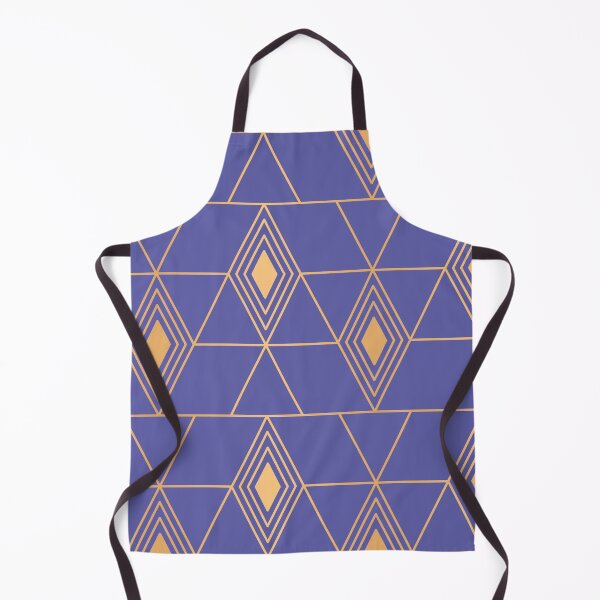 Item preview, Very Peri Golden Abstract Shapes designed and sold by SparrowLag.