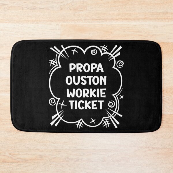 Item preview, PROPA OUSTON WORKIE TICKET a cheeky design for people from Ouston in the North East of England designed and sold by robimerch.