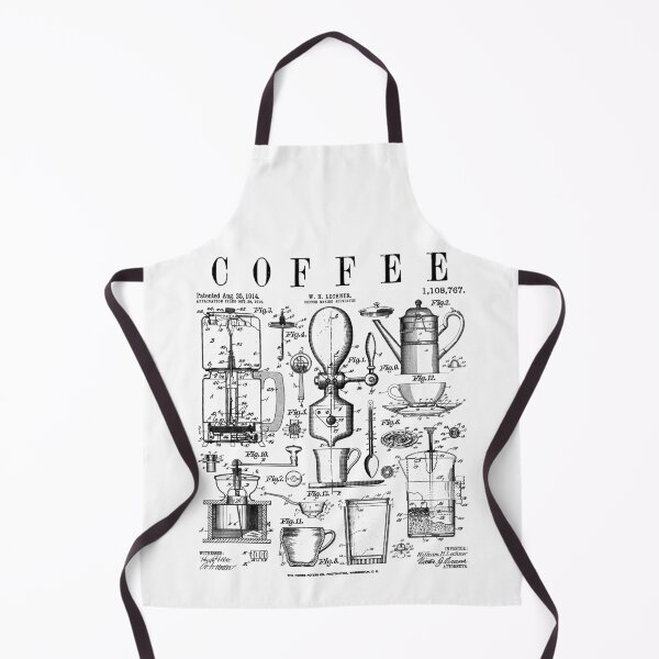 Item preview, Coffee Drinker Lover Caffeine Addict Vintage Patent Print designed and sold by GrandeDuc.