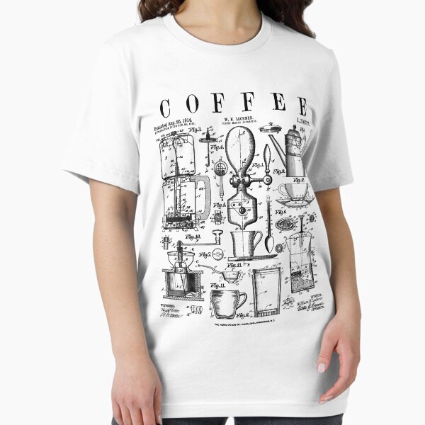 Artikel-Vorschau von Kaffeetrinker Liebhaber Koffeinsüchtiger Vintage Patentdruck, designt und verkauft von GrandeDuc.