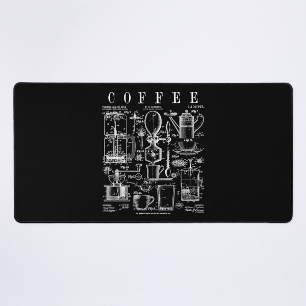 Item preview, Coffee Drinker Lover Caffeine Addict Vintage Patent Print designed and sold by GrandeDuc.