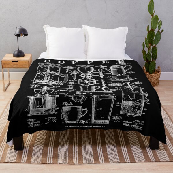 Item preview, Coffee Drinker Lover Caffeine Addict Vintage Patent Print designed and sold by GrandeDuc.