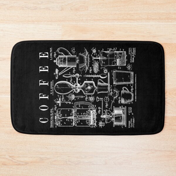 Item preview, Coffee Drinker Lover Caffeine Addict Vintage Patent Print designed and sold by GrandeDuc.