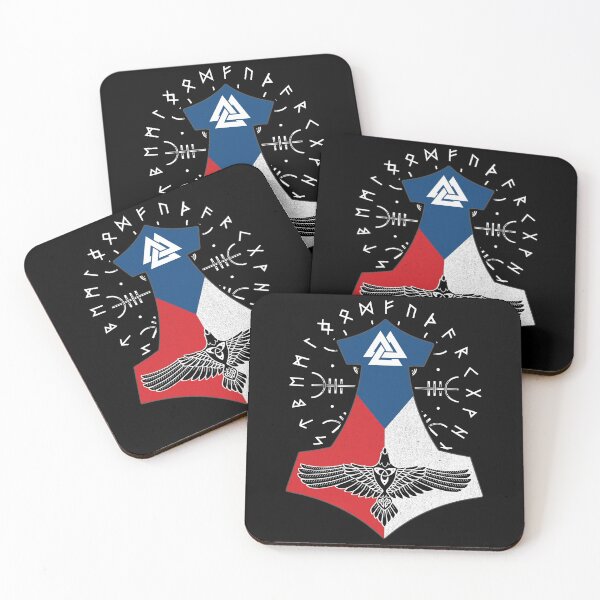 Item preview, Viking Czech Flag Viking Thor Runes Czech Vikings designed and sold by Bommer20.