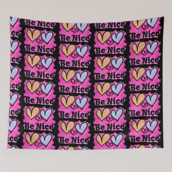 Item preview, Be Nice, watercolor heart designed and sold by dalypdesign.