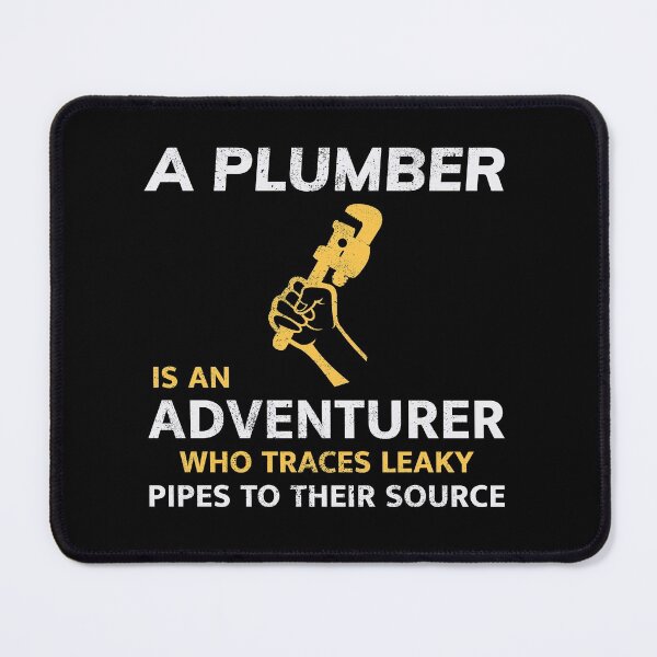 Item preview, Plumber Plumbing Craftsman Pipe fitter Funny Joke designed and sold by CuteDesigns1.