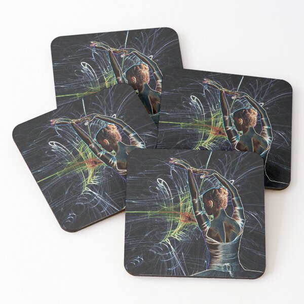 Item preview, Ballerina Art on a digital blackboard  !!! designed and sold by M-Infinite.