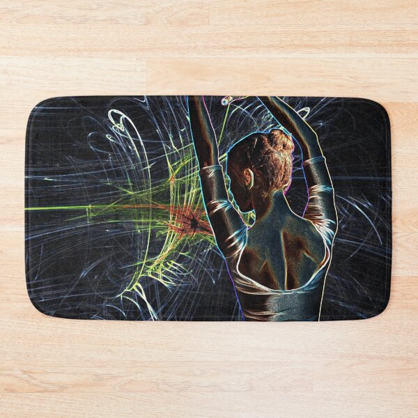 Item preview, Ballerina Art on a digital blackboard  !!! designed and sold by M-Infinite.
