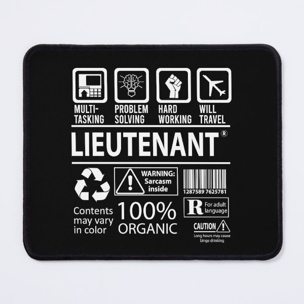 Item preview, Lieutenant T Shirt - MultiTasking Certified Job Gift Item Tee designed and sold by oslandefren.